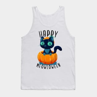 Happy Meowloween (Alternate design) Tank Top